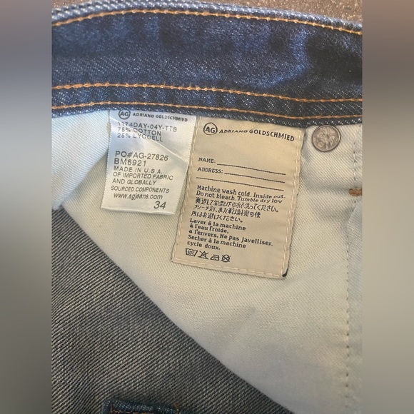 AG The Graduate Jeans Men's 34 - Picture 14 of 14